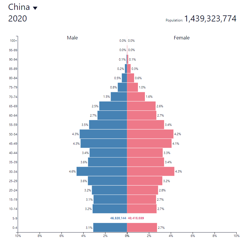 第五次人口普查人口金字塔分析_河北第五次人口普查