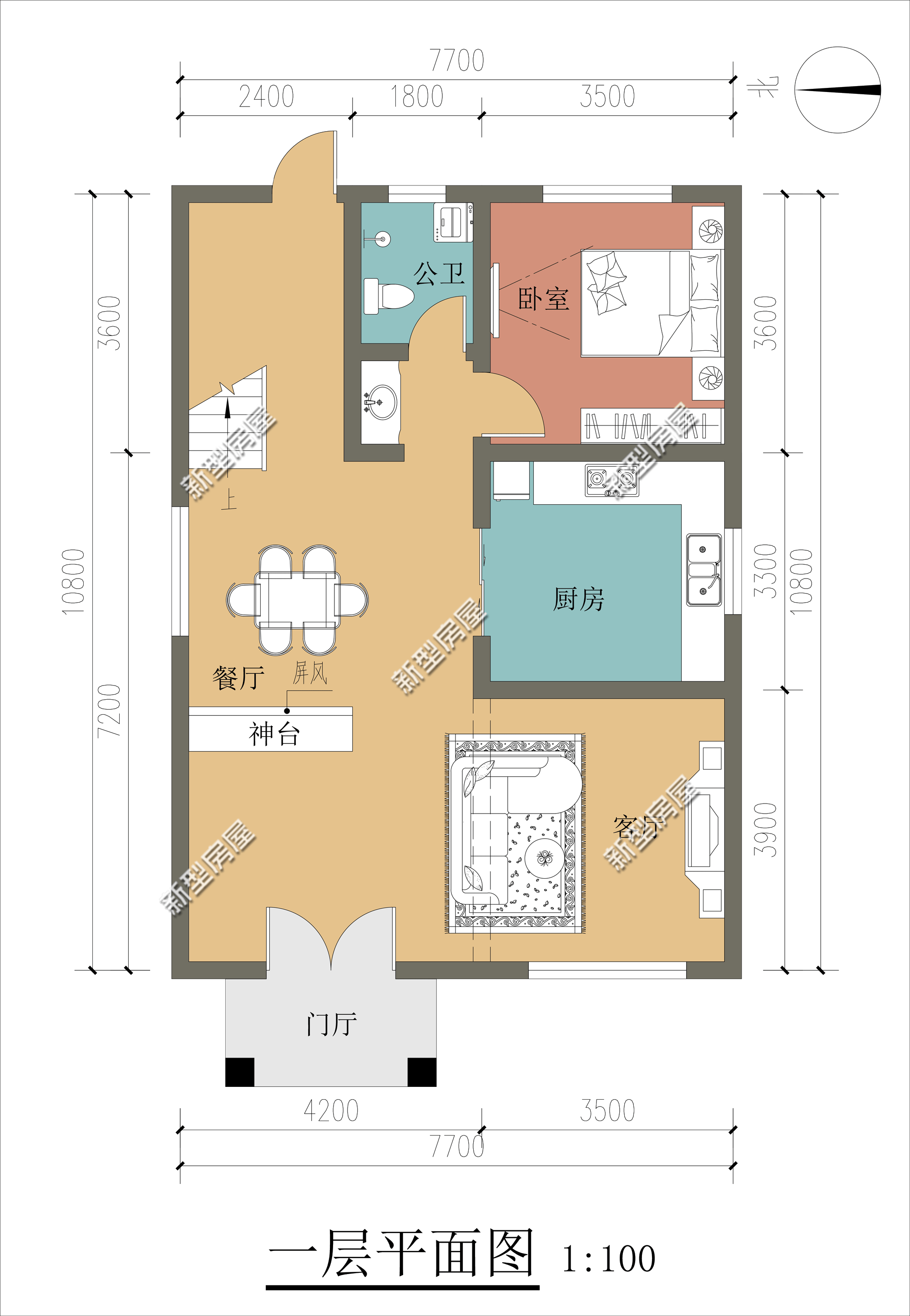 20x8米房屋设计平面图图片