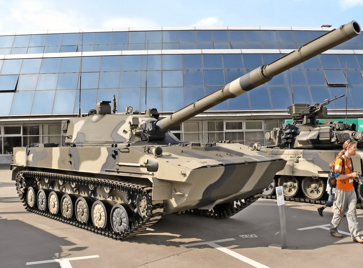 原创2s25自行反坦克炮坎坷研制,性能优越,满足俄军多种需求