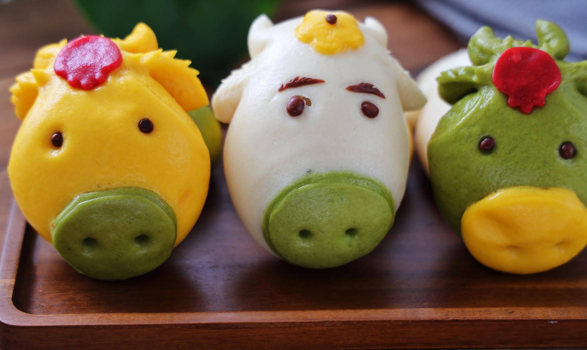 憨态可掬的牛头馒头做法简单吃起来更是别有一番滋味