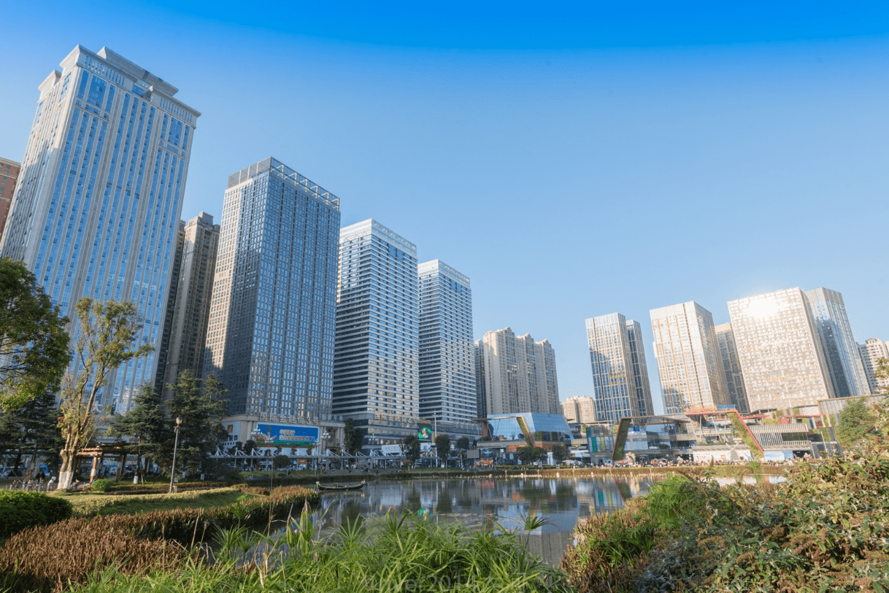 中国亚洲超级大盘花果园:"宏立城中心"的双子塔!