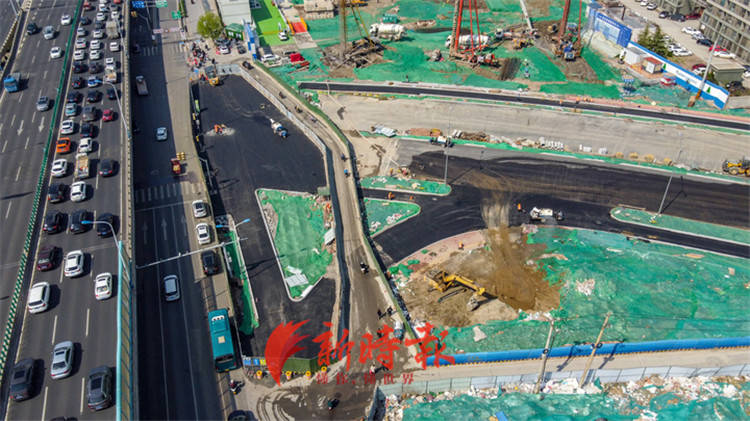 新改建的济南历黄路有模样了北跨小清河南连北园高架