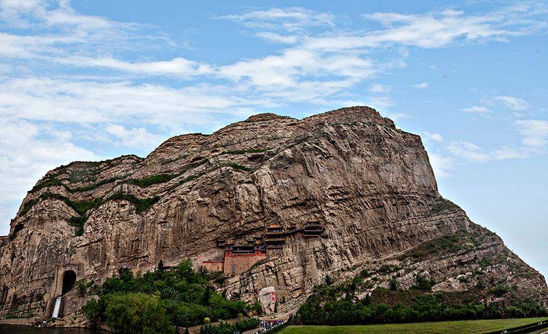 岩石|恒山悬空寺