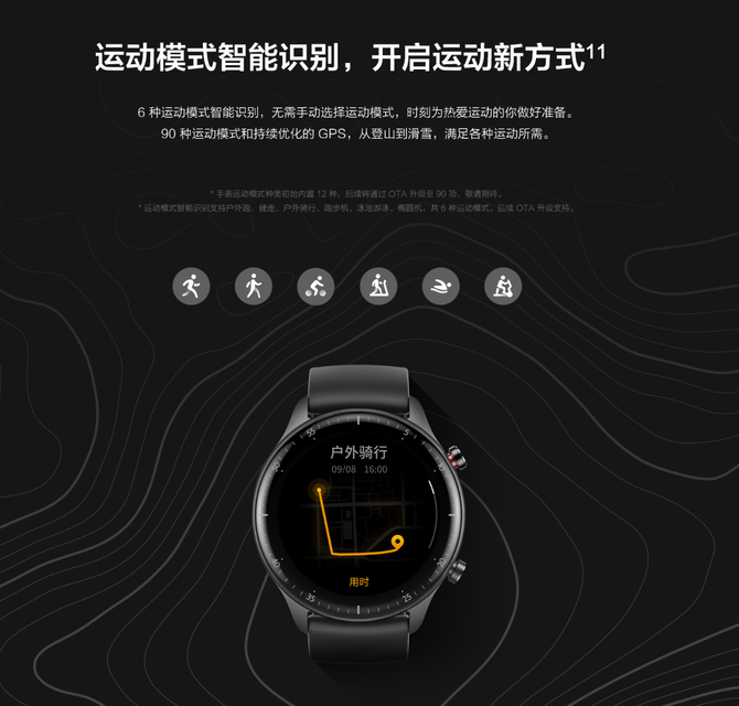 功能|华米Amazfit GTR 2 eSIM发布：无需手机也能自由通电话