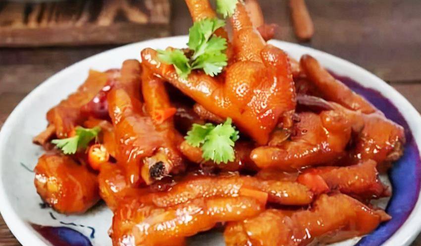 香辣烧鸡爪