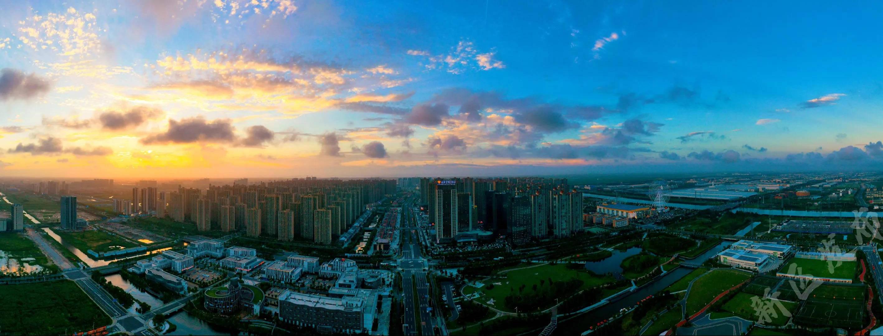 360度全景宁波杭州湾新区，带你凌空俯视这颗大湾区之心