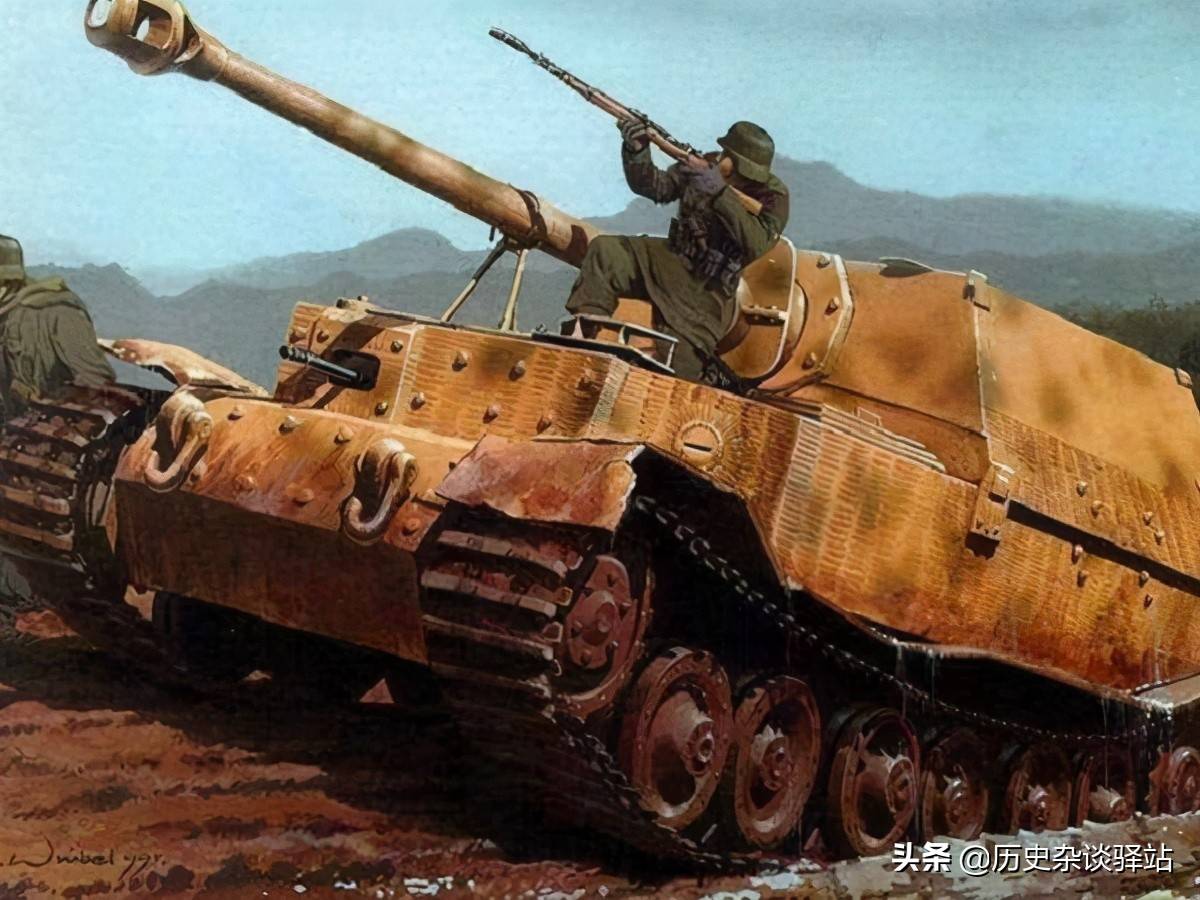 德国"战象":不到100辆的纳粹"攻城槌",正面装甲从未被击穿_坦克