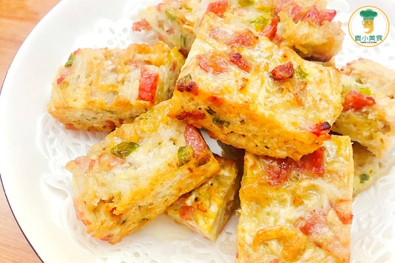 咸香粉糯的广式芋头糕,出锅浓香四溢,传统做法,比茶楼还美味