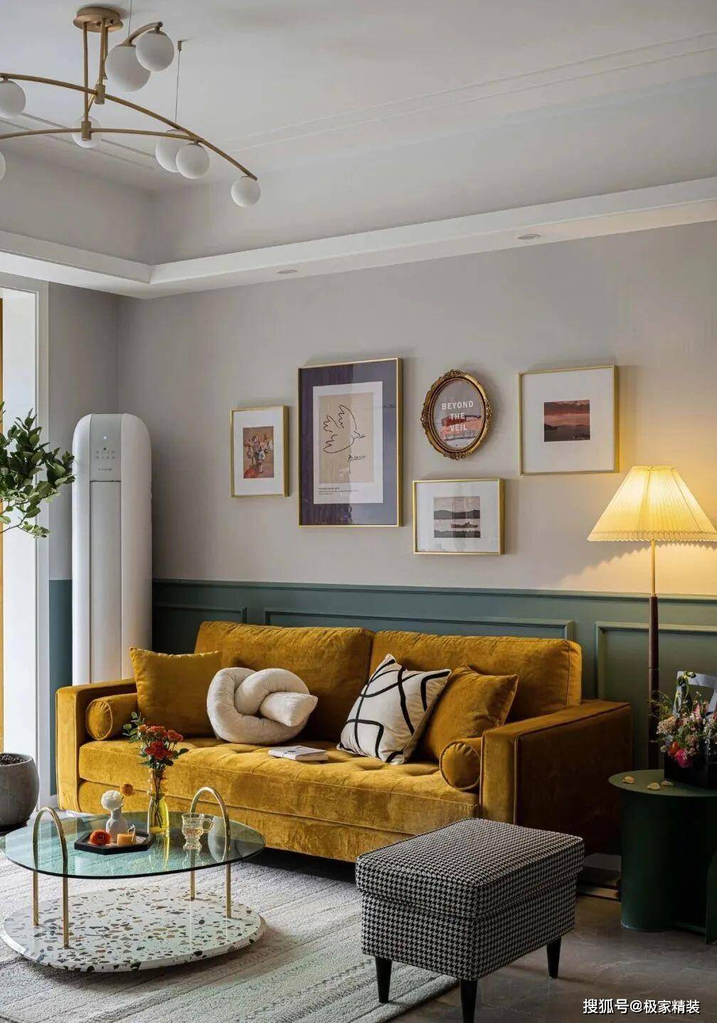 室内墙面设计效果图:一半克制,一半放肆,有张力的墙面就像你的性格!_