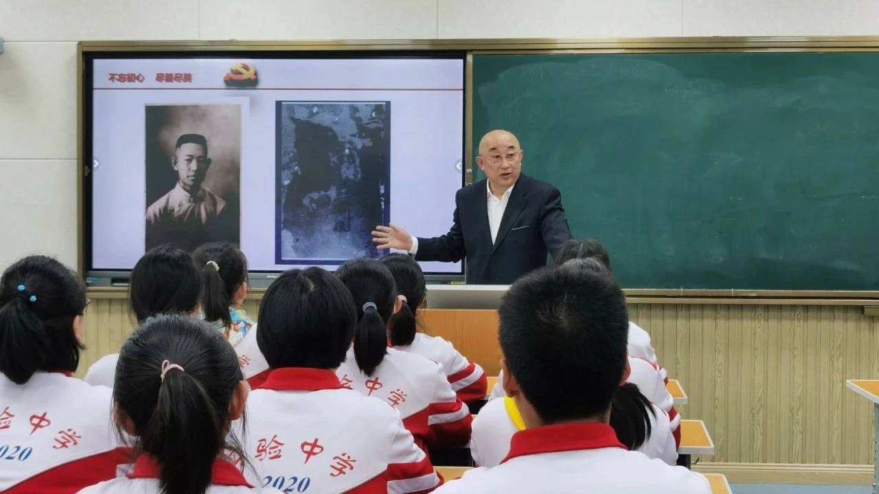 诸城市实验中学"初心永恒,尽善尽美"党史主题教育活动顺利开展