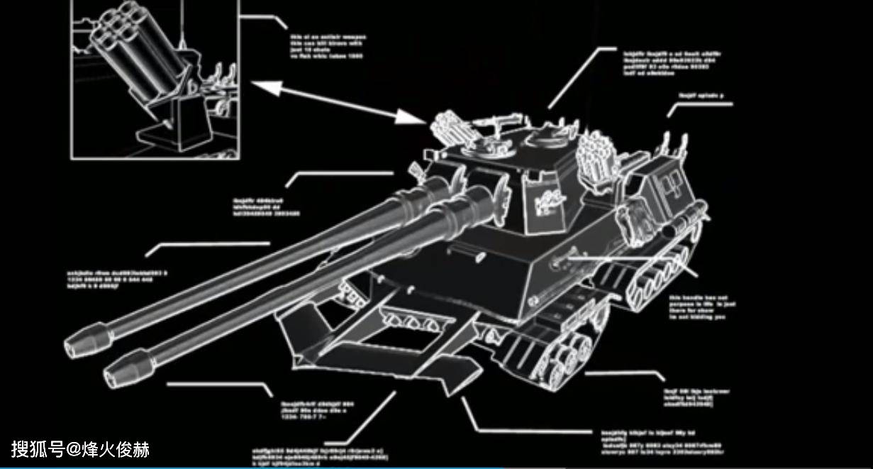 坦克发展史的浪漫:128毫米双炮管坦克,那些真实的"天启坦克"