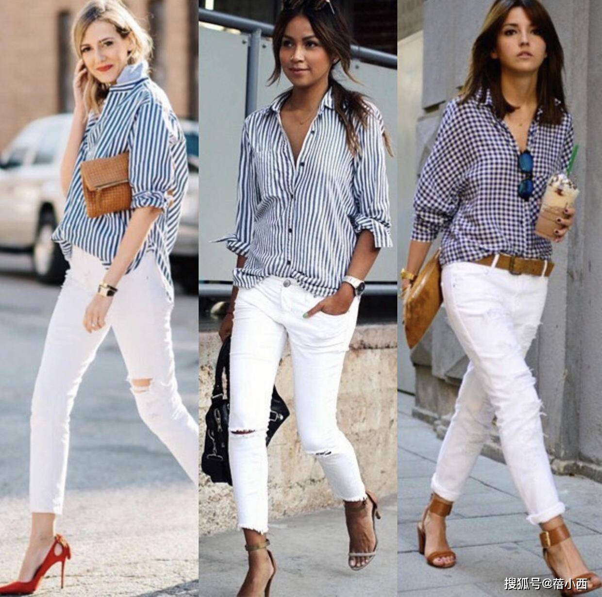 欧美风衬衫的极简穿搭,这一夏季,美得很高级,照穿就有高级质感