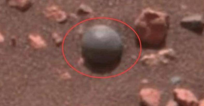 火星|好奇号发现一颗“钢珠”，照片非常清晰，火星文明真的存在过？