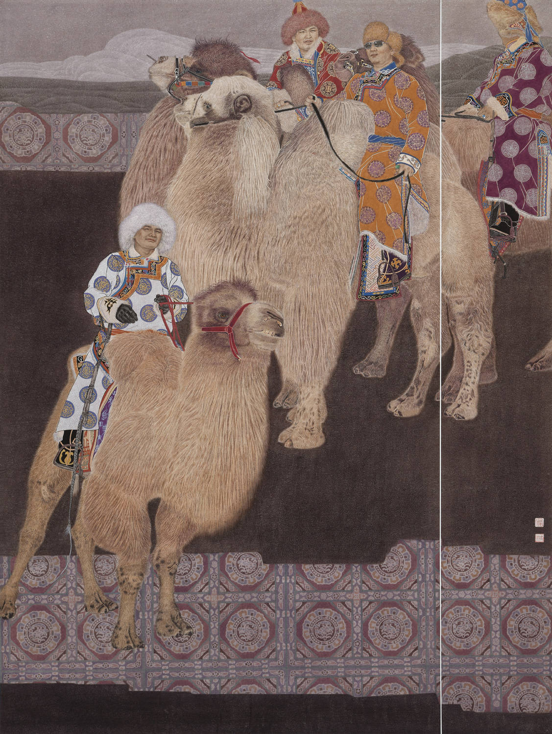 国展作品王静文国展创作室画家蔡敏全国美展获奖入选作品欣赏