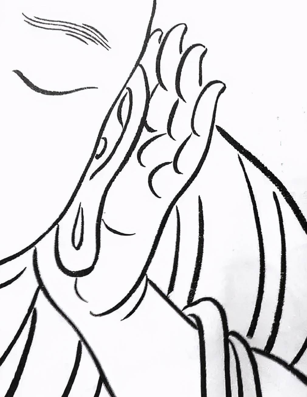 敦煌壁画中的佛手