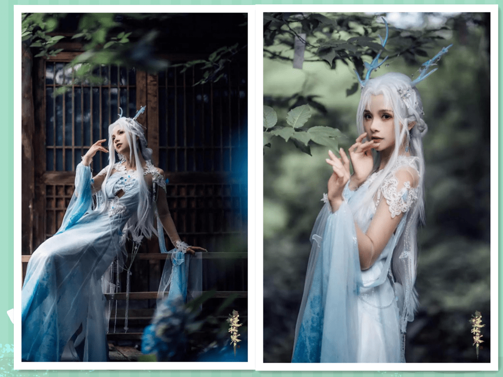 王奕萌,谢安然千万级网红cos逆水寒!网友:快给我看看!