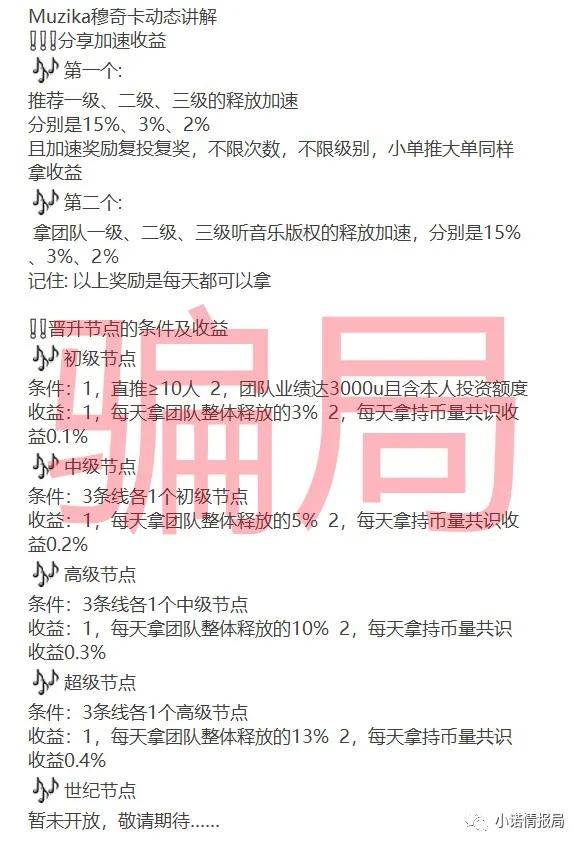 起底“MUZIKA穆奇卡”的资金盘模式：实则为雅视仿盘(图5)