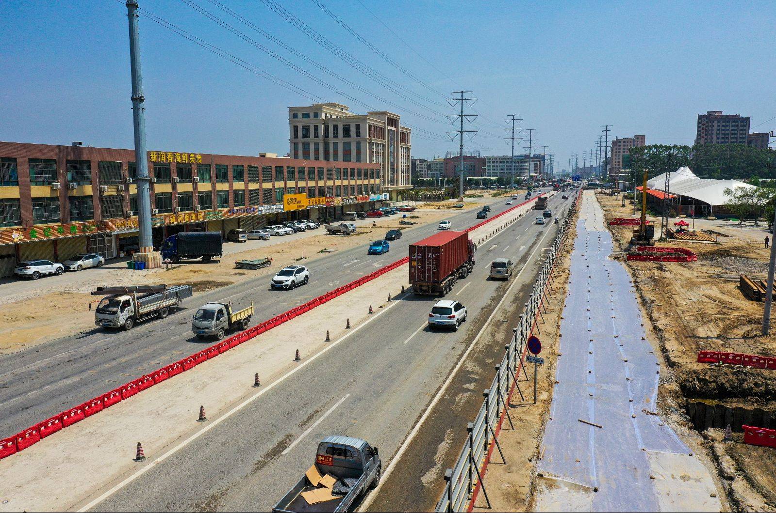 67升级为六车道还增设人行道金鸿公路澄海城区段计划10月完成市政化