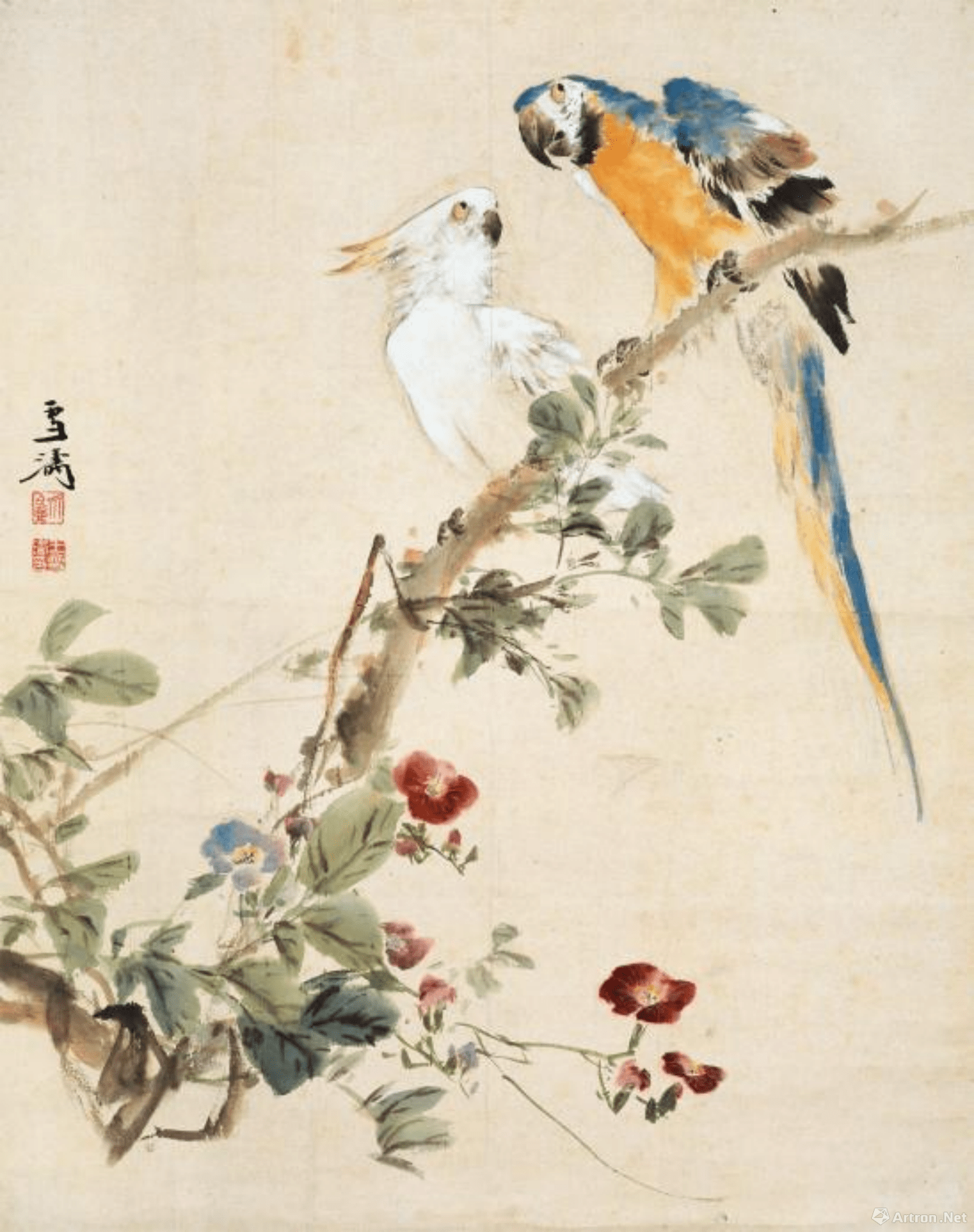 王雪涛艺术展在国博开幕!122件作品展现生趣盎然