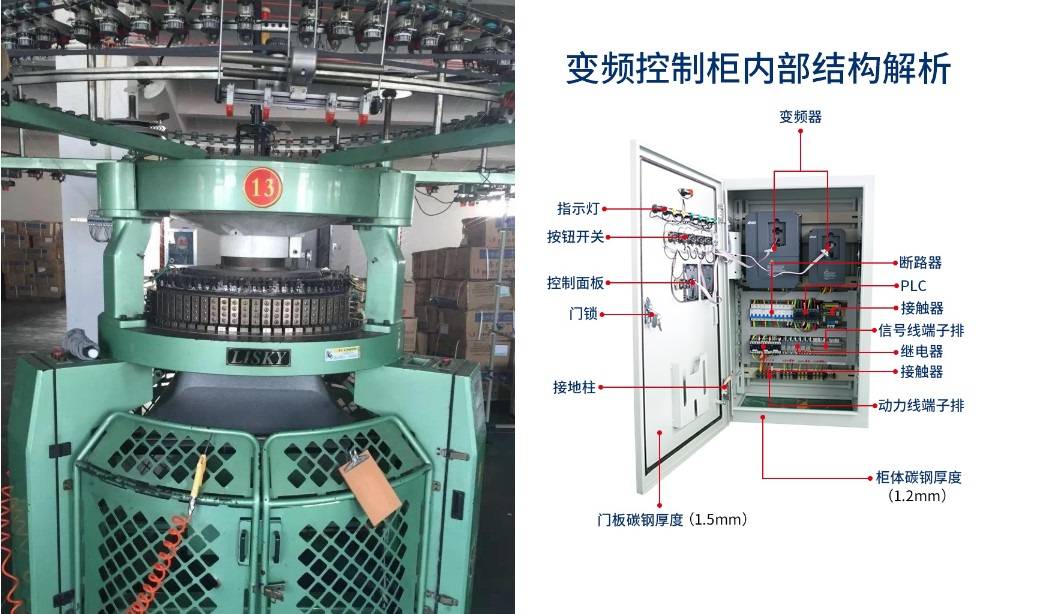针织大圆机应用变频器改善工艺水平提升产品质量