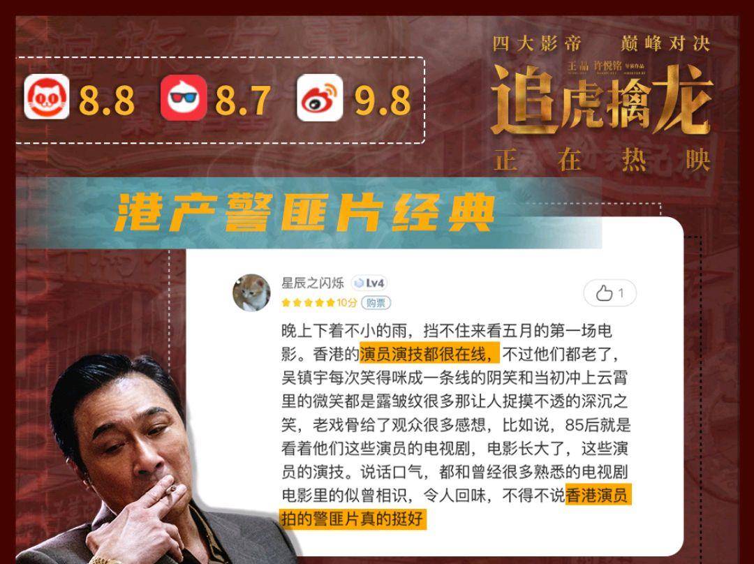 原创古天乐《追虎擒龙》火爆热映,第三波影评出炉不仅仅是演技炸裂