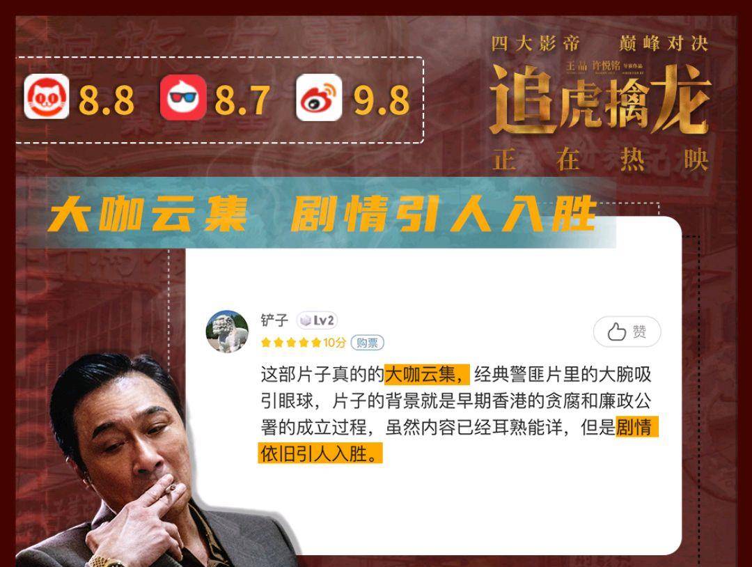 原创古天乐《追虎擒龙》火爆热映,第三波影评出炉不仅仅是演技炸裂