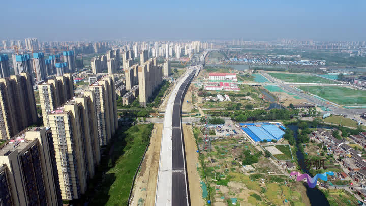 最后一联扬州万福快速路完成全部主体工程施工任务