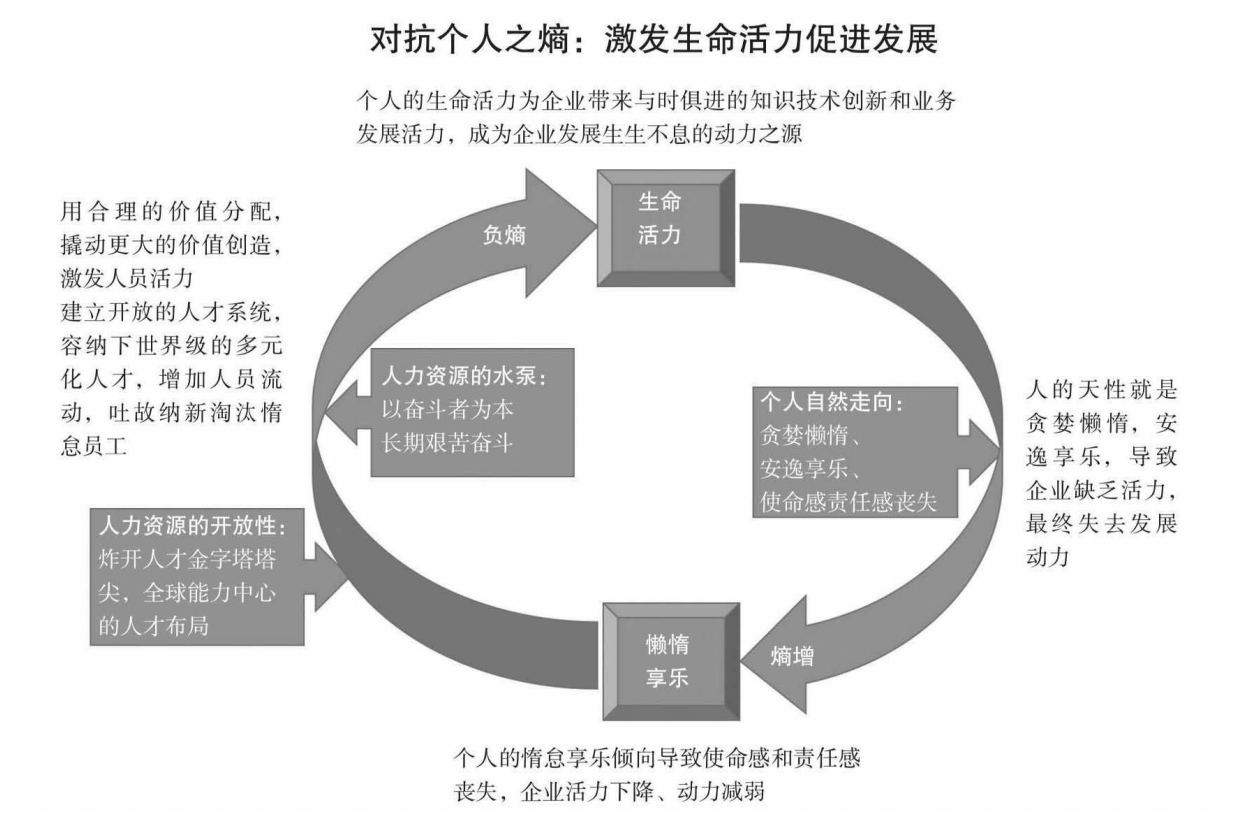 五張圖片初探任正非提出的熵 熵增 熵減概念和華為的活力之源