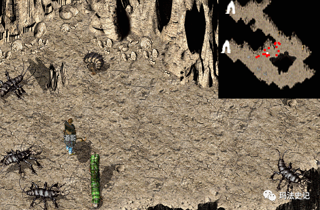 原创热血传奇蜈蚣洞里的五间包厢