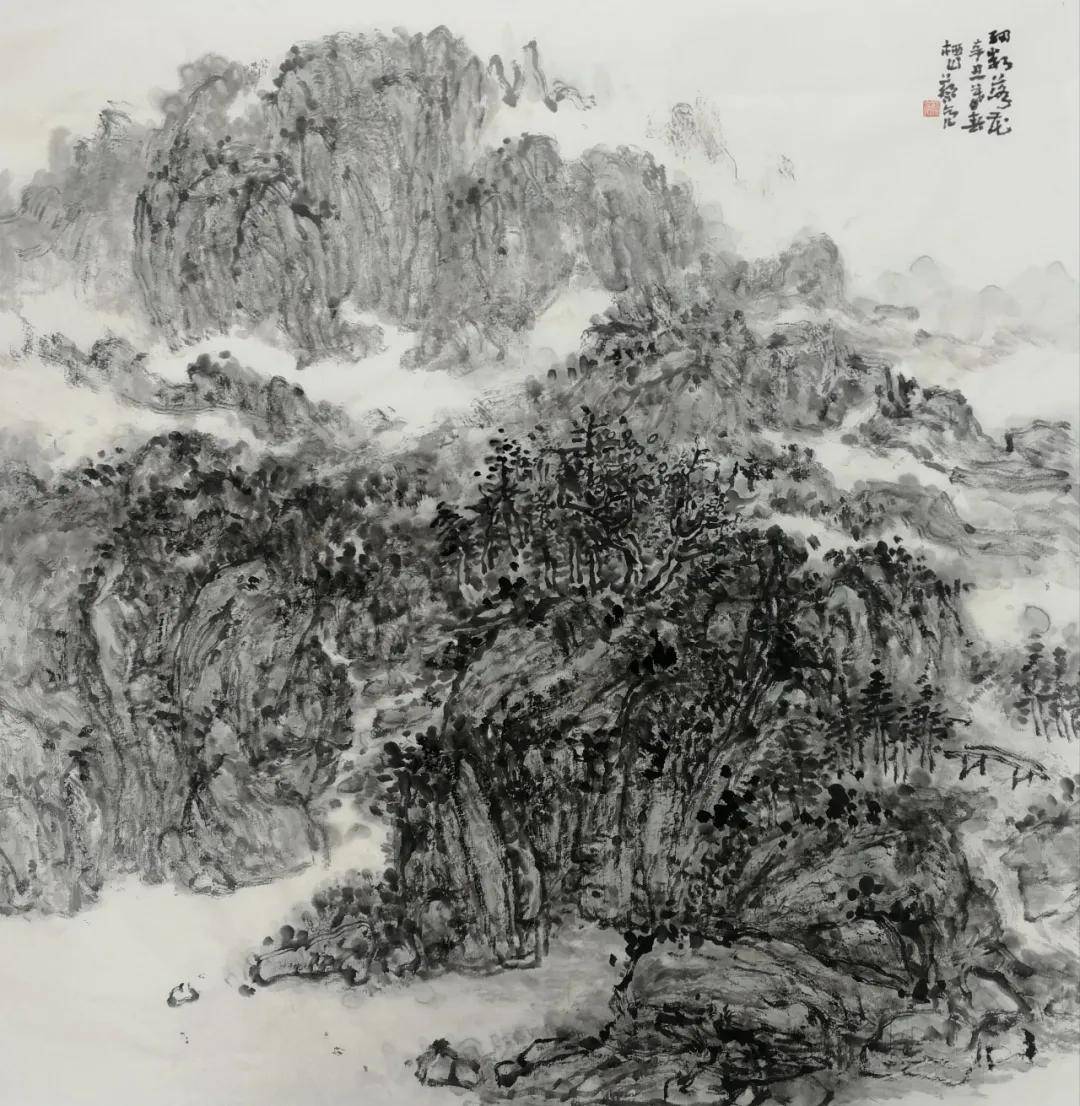 象外幽栖山蔡亮辛丑三月学画散记