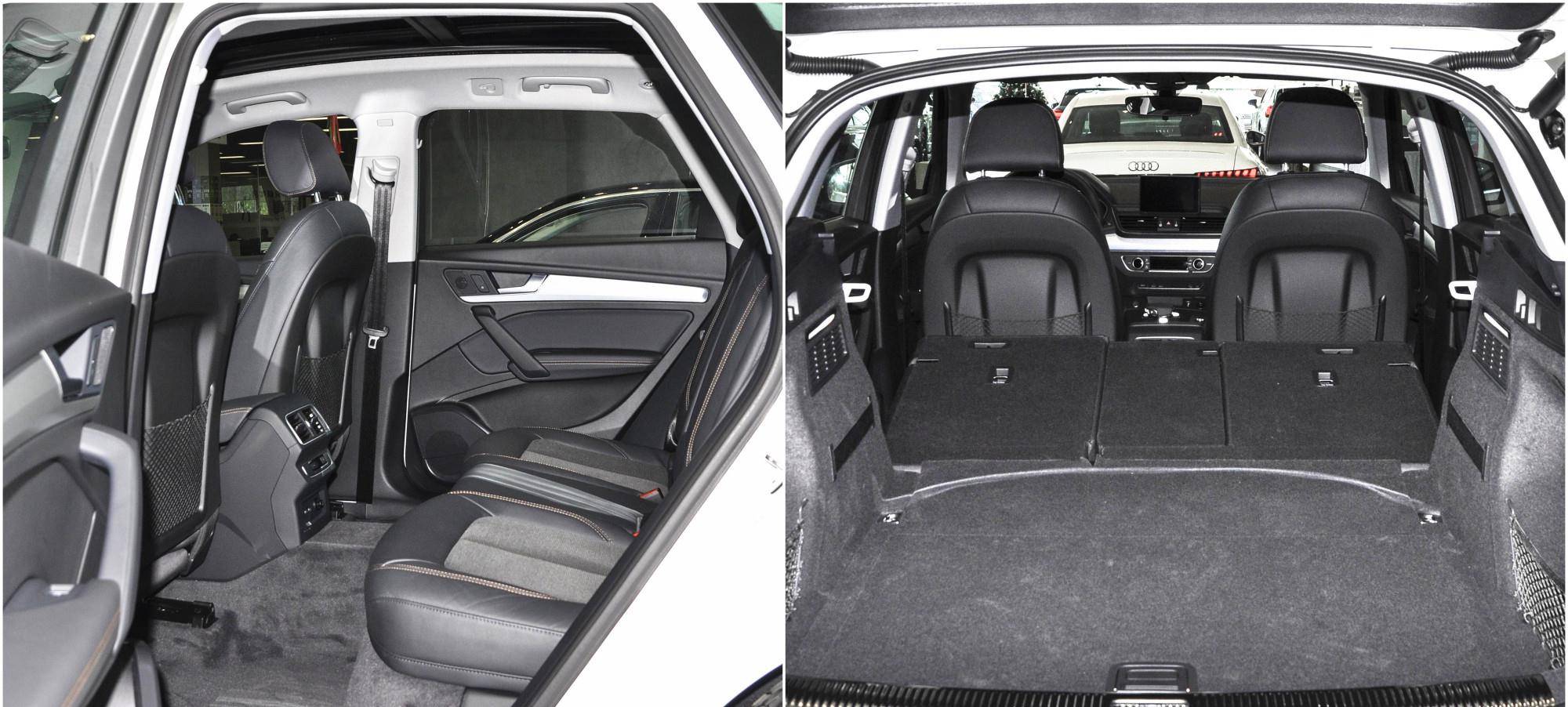 奥迪q5l最低配20t四驱后排能翘二郎腿30来万值吗