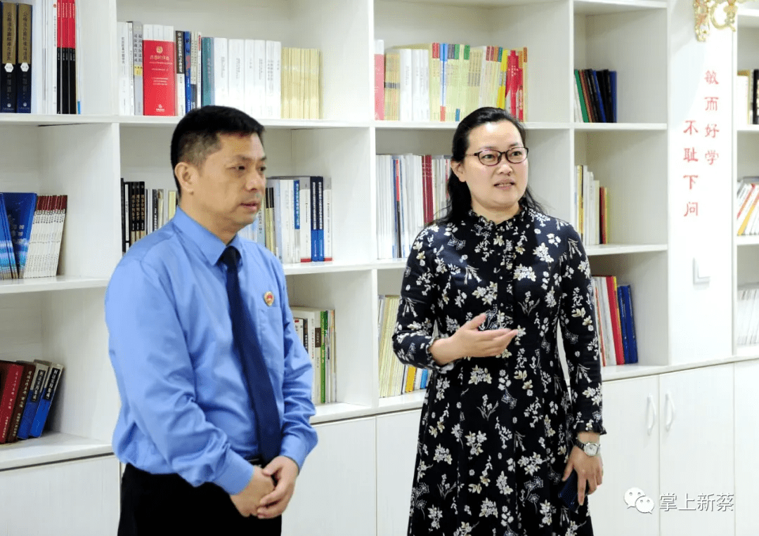 王霞到新蔡县人民检察院检查指导党史学习教育等工作
