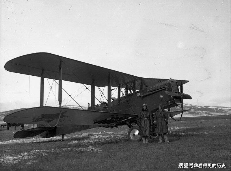 老照片 30年代蒙古空军 装备苏联产的飞机