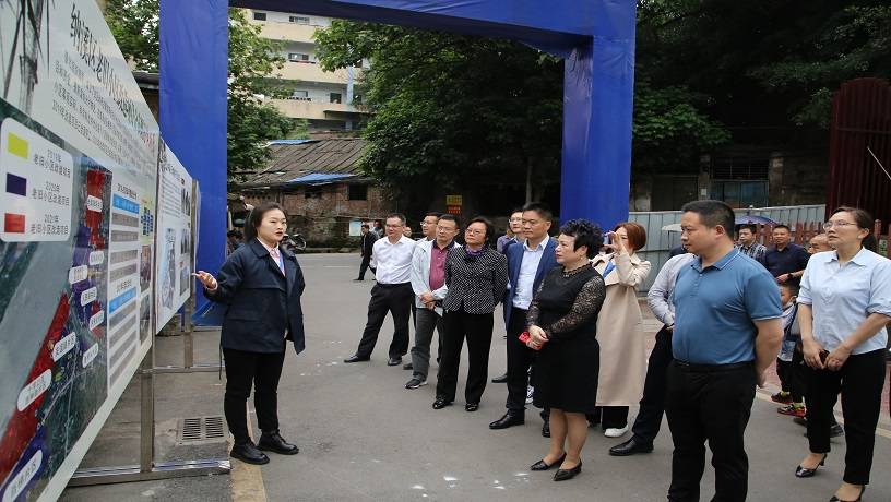 泸州市政协委员集体视察旧城改造工作