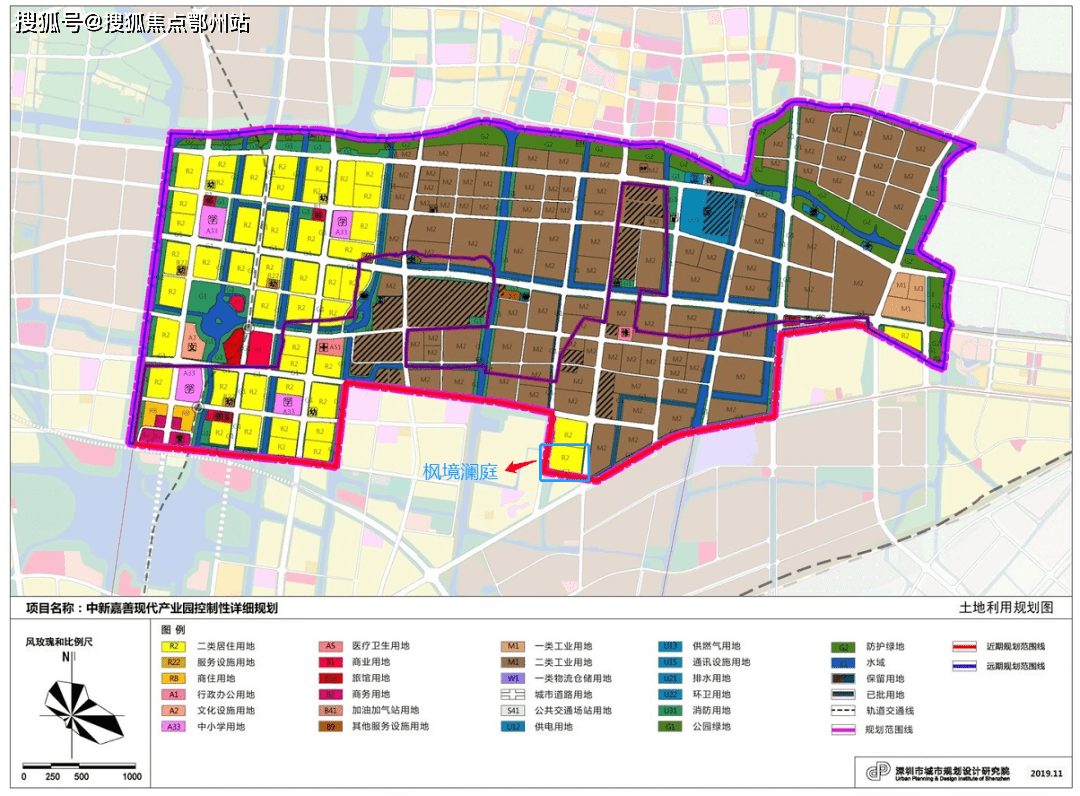 枫泾新城详细规划图片