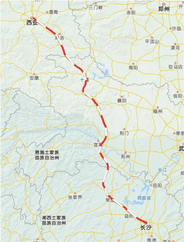 远安至保康铁路线路图图片