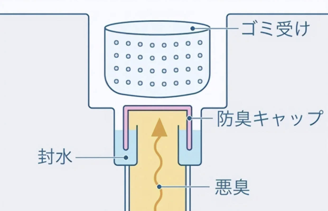 而且这种地漏采用的是深水封的原理,防臭效果更佳