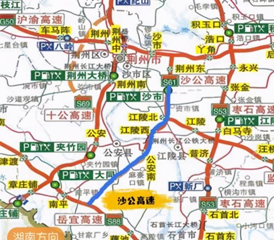 原创湖北一条高速公路终于全线通车长约64公里全线建设于荆州境内