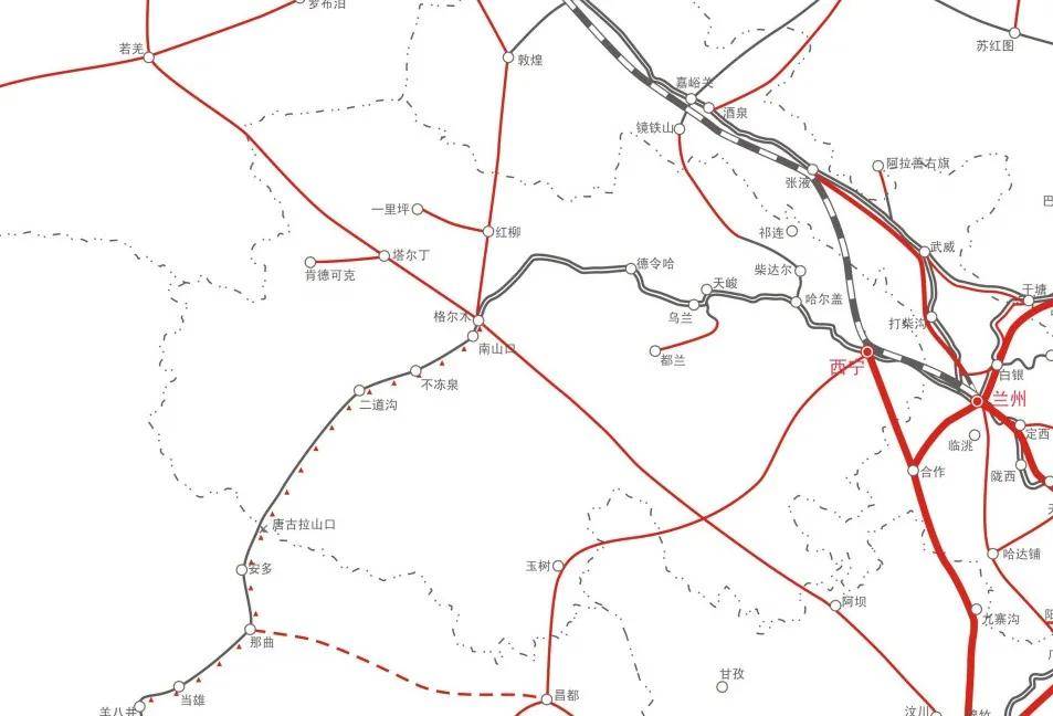 複合型鐵路網格局!青海省中長期鐵路網規劃(2021-2050年)印發