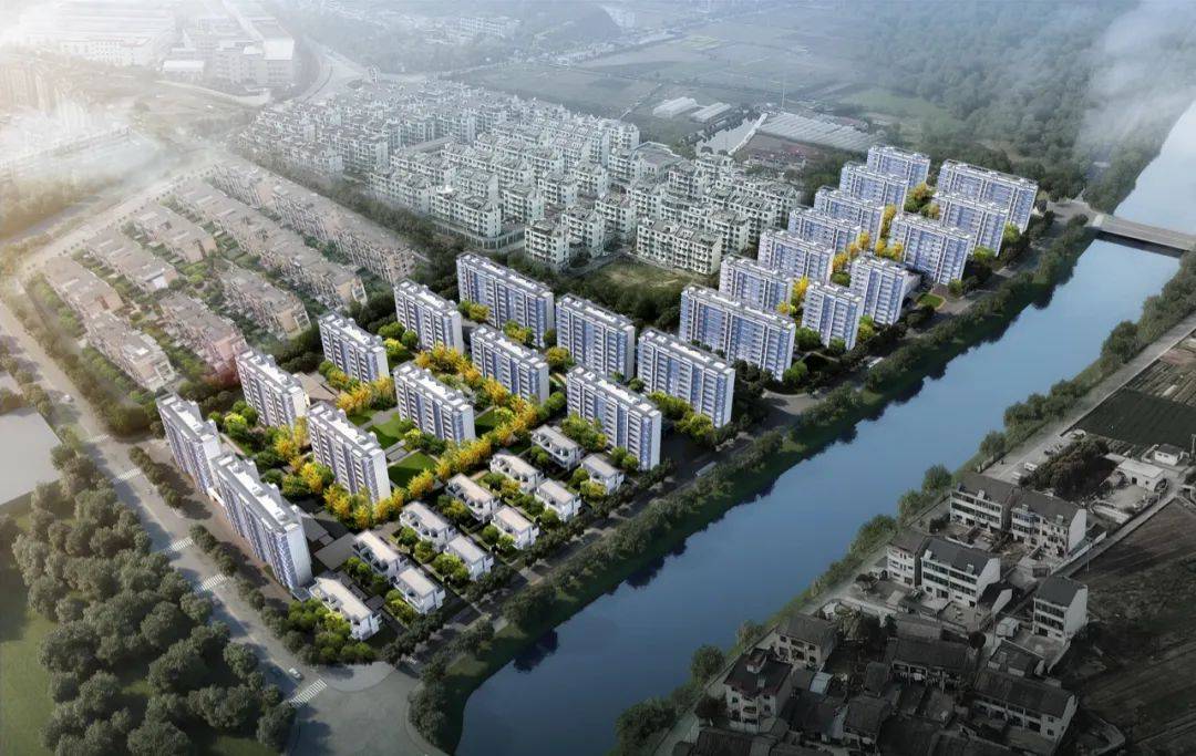 悦景湾效果图东临若耶溪与平水大道,向南距离解放南路仅约1.