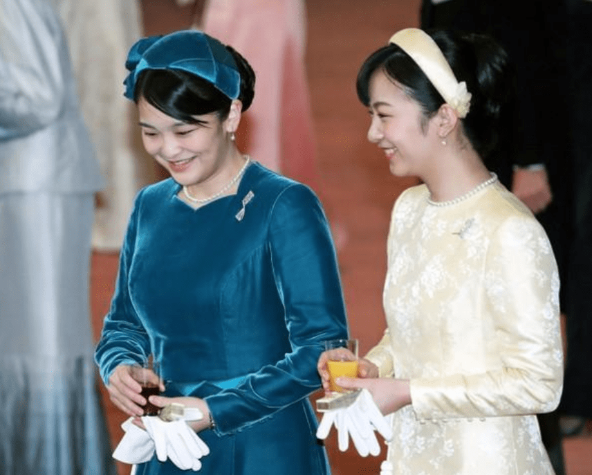 原创日本皇室最美姐妹花尽显公主气质比眯眯眼微胖的爱子公主美