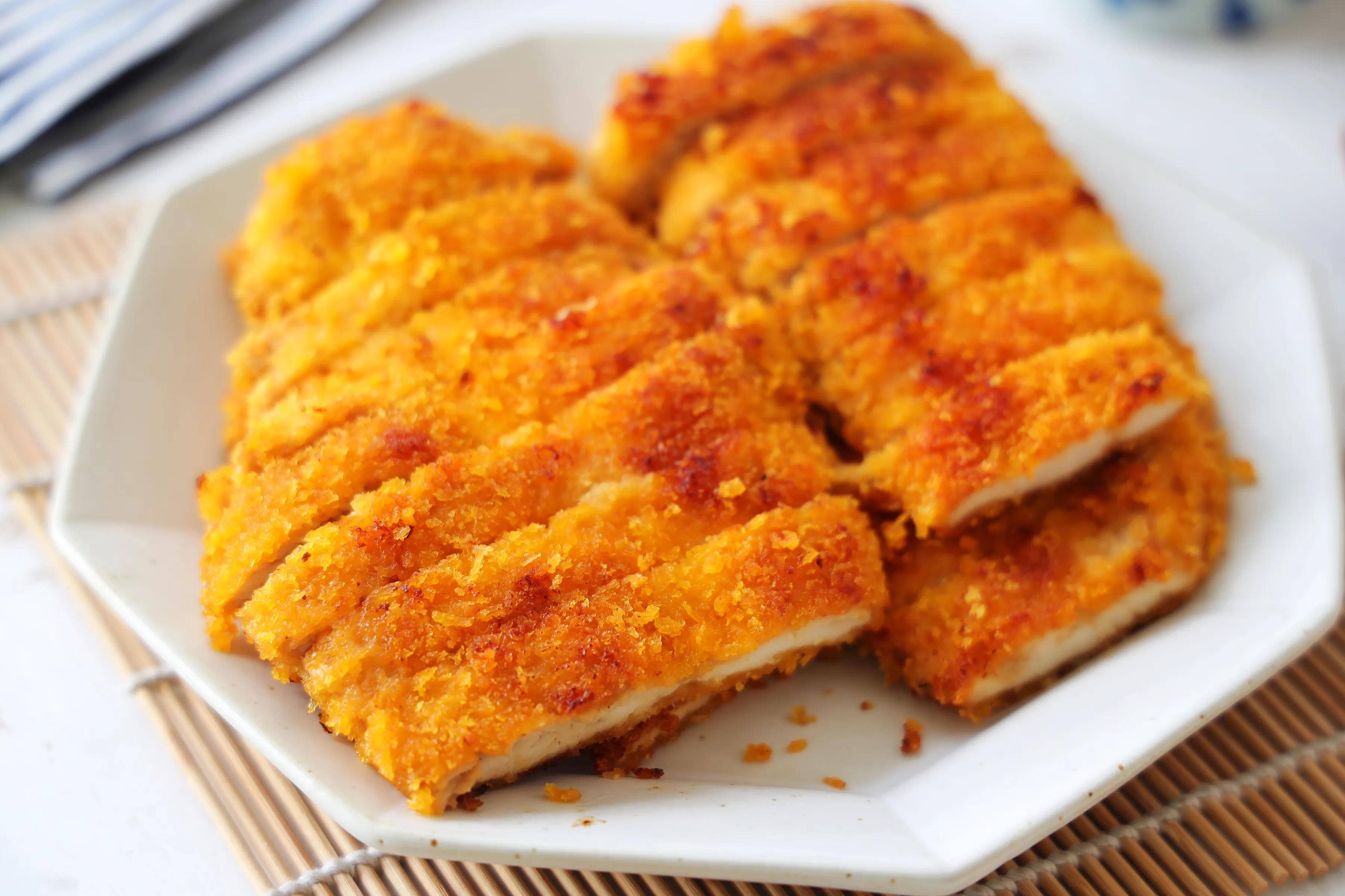 懒人鸡排做法,早餐几分钟搞定,外面一份几十块钱,在家成本超低