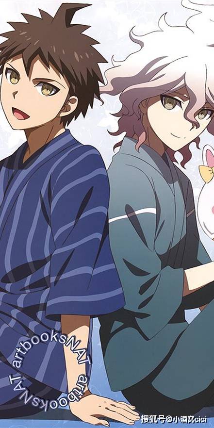 《弹丸论破》狛枝凪斗和日向创,壁纸分享,为共同的理想努力奋斗