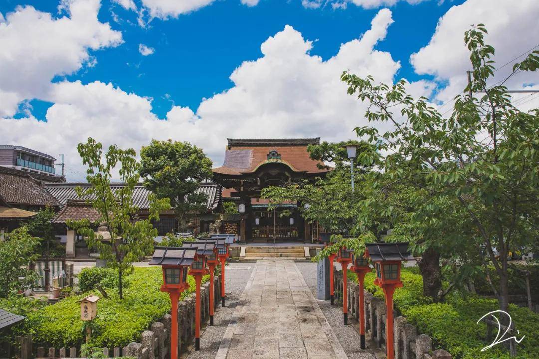 红墙、蓝天、白云,这才是夏天打开京都的正确方式!