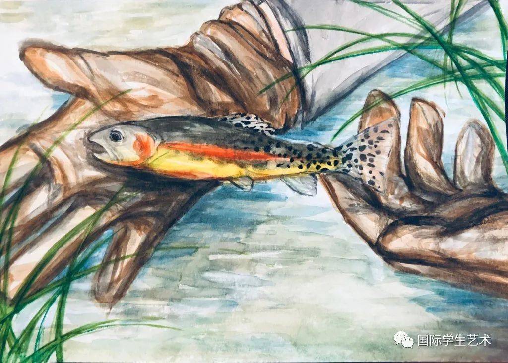 遇见更好的自己丨2021年美国国家鱼类艺术竞赛获奖作品欣赏_比赛