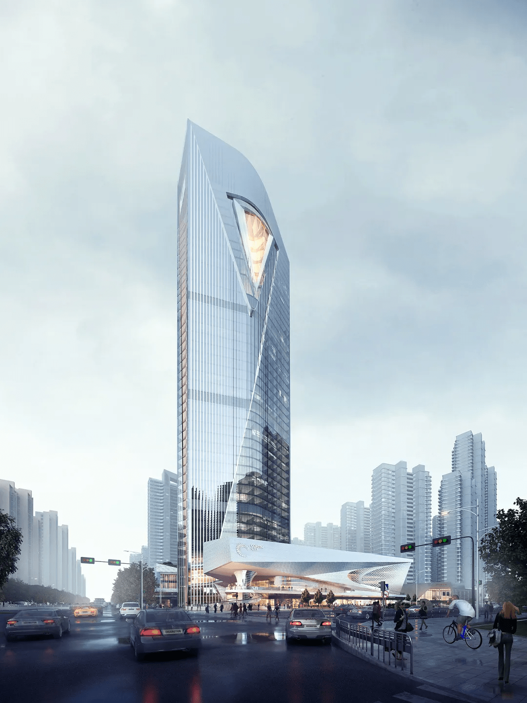 茂名市水东湾新城最高楼茂名飞鹏海岸城商业综合体