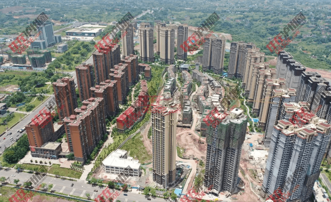 6月航拍vr全景出炉城西新城又有新变化楼盘最新工程进度一览