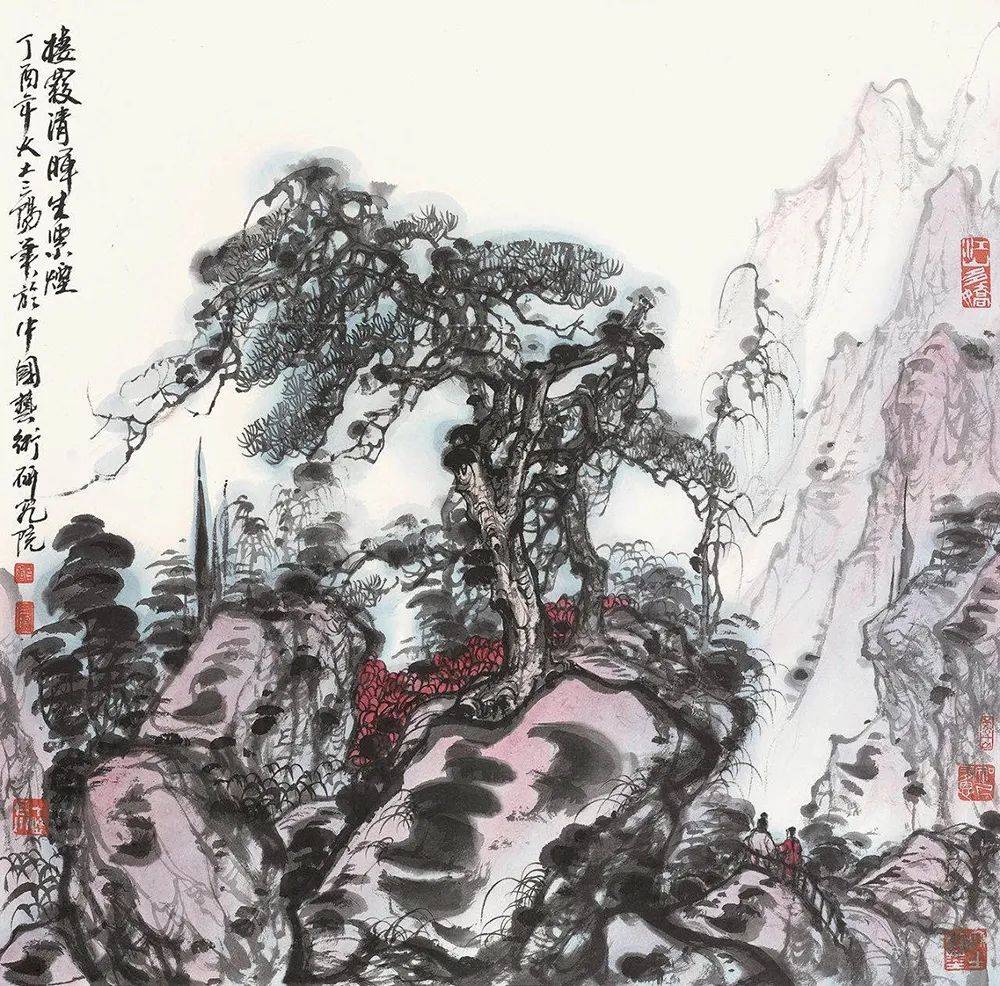「大土三阳」｜丹青追梦 水墨本色-中国当代书画名家个人云展览_山水画