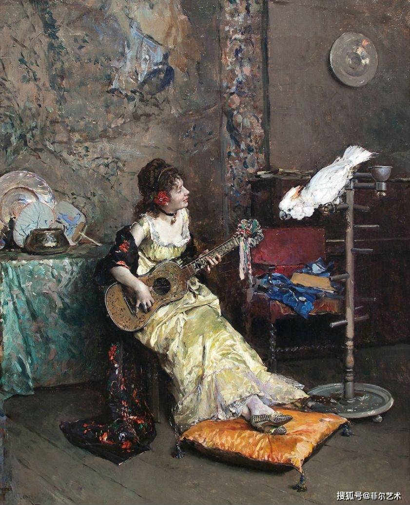 西班牙画家raimundodemadrazoygarreta油画作品欣赏上