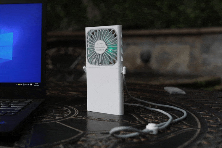 这个夏天，有你的陪伴就好！ZMI紫米挂脖折叠风扇评测